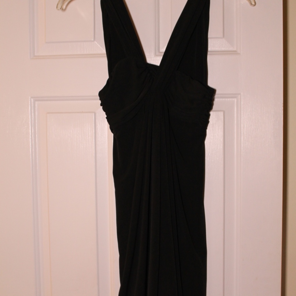 Express XS Cross neck front Little Black Dress - Picture 2 of 8